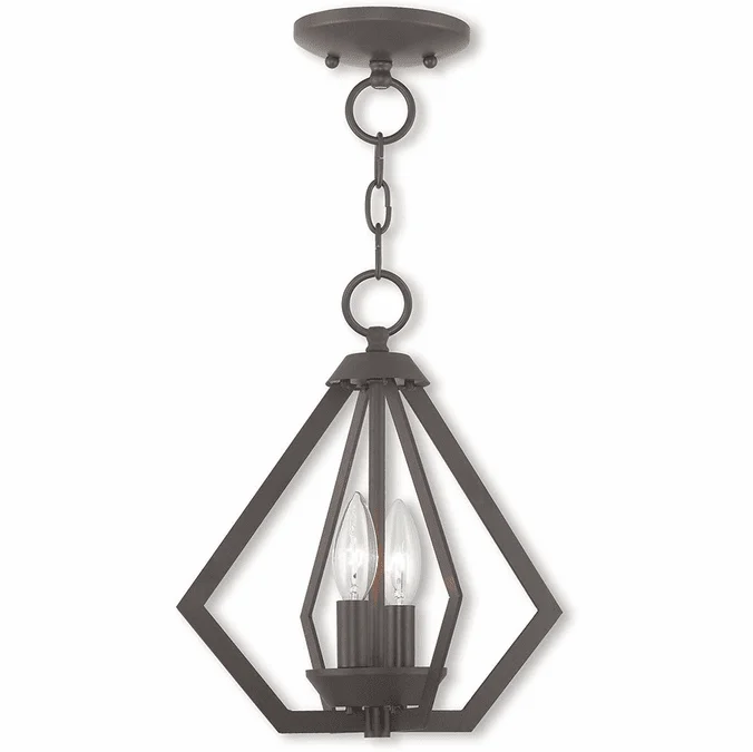 Livex 40922-07 Prism Contemporary Bronze Foyer Lighting Fixture