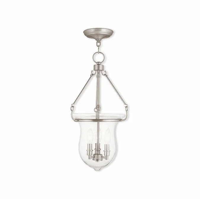 Livex 50296-91 Canterbury Brushed Nickel Foyer Lighting