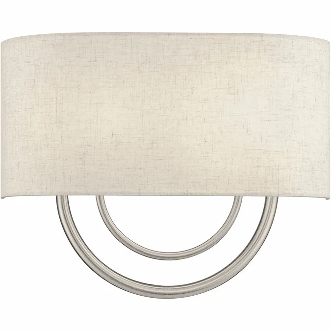 Livex 60273-91 Stratton Modern Brushed Nickel 15″ Wall Light Sconce