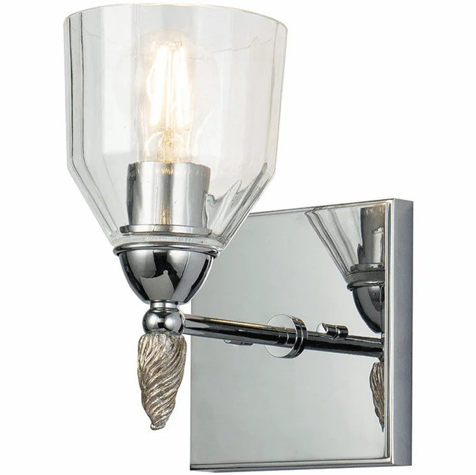 Lucas McKearn BB1000PC-1-F2S Felice Contemporary Polished Chrome Wall Lighting