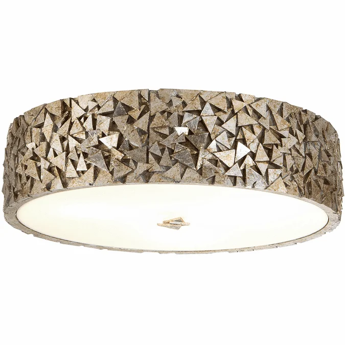 Lucas McKearn FM1158S-RD-16 Mosaic Modern Silver 16″ Overhead Lighting Fixture
