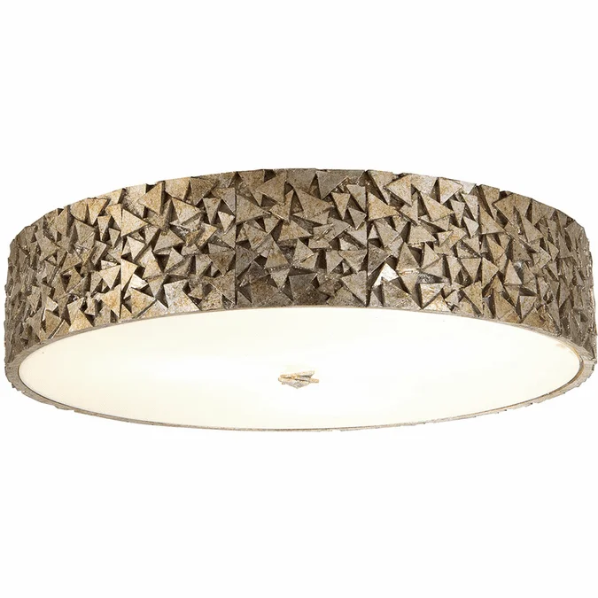 Lucas McKearn FM1158S-RD-20 Mosaic Contemporary Silver 20″ Ceiling Light Fixture