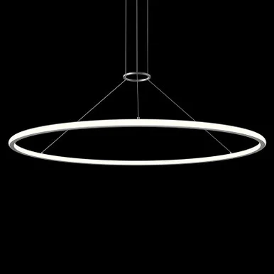 Luna LED Pendant in Bright Satin Aluminum (69|2235.16)