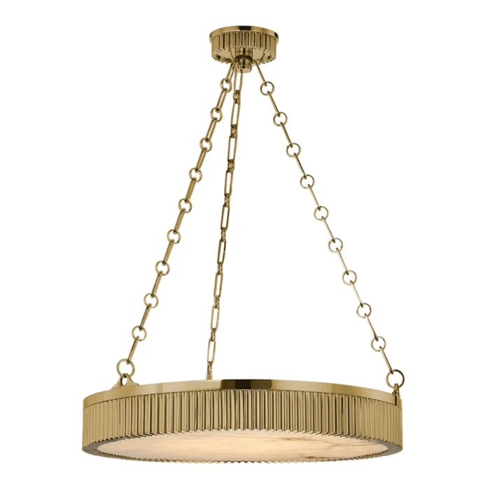 Lynden 5-Light Chandelier in Aged Brass 22L x 22W x 8.25H