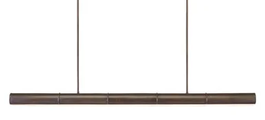 Lyon Collection Five Light Linear Chandelier in Bronze Verdigris/White (142|9000-0862)