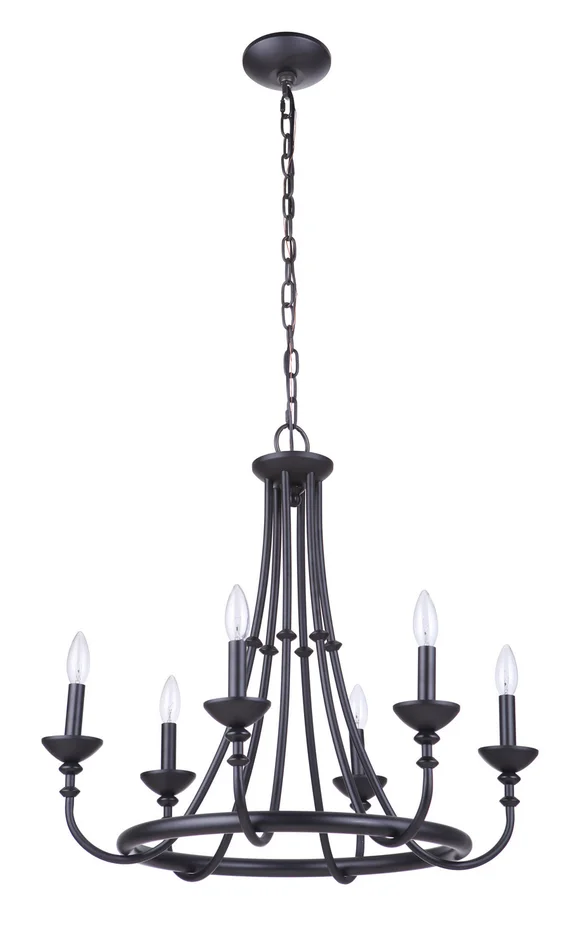 Marlowe Six Light Chandelier