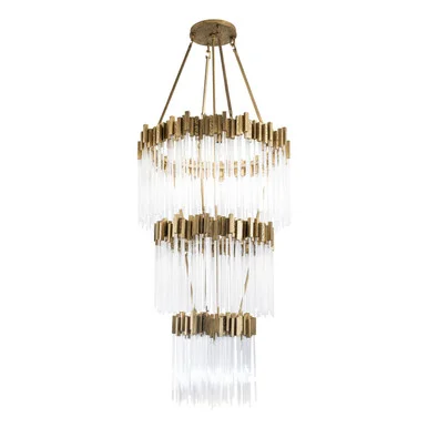 Matrix 19 Light Chandelier in Havana Gold (137|309C19HG)