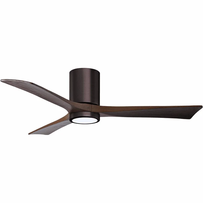 Matthews IR3HLK-BB-WA Irene Contemporary Brushed Bronze LED Home Ceiling Fan
