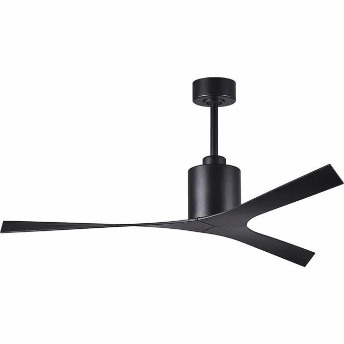 Matthews MK-BK-BK Molly Modern Matte Black 56″ Home Ceiling Fan