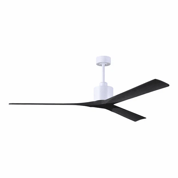 Matthews NKXL-MWH-BK Nan XL Matte White Home Ceiling Fan