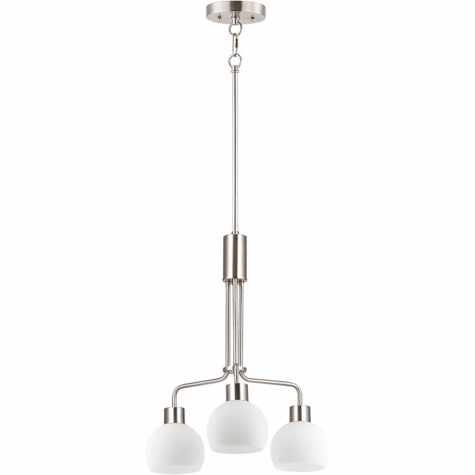 Maxim 11276SWSN Coraline Modern Satin Nickel Mini Chandelier Lighting