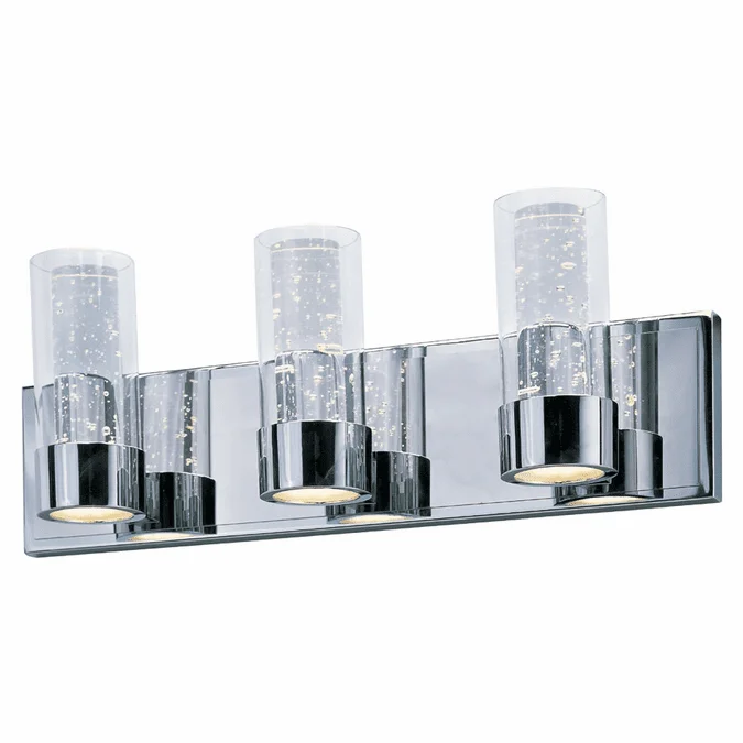 Maxim 20903CLPC Sync Contemporary Polished Chrome Finish 21″ Wide LED 6 Light Lighting For Bathroom