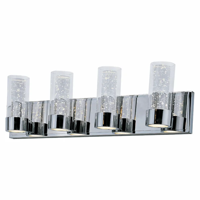 Maxim 20904CLPC Sync Modern Polished Chrome Finish 7.5″ Tall LED 8 Light Bath Lighting