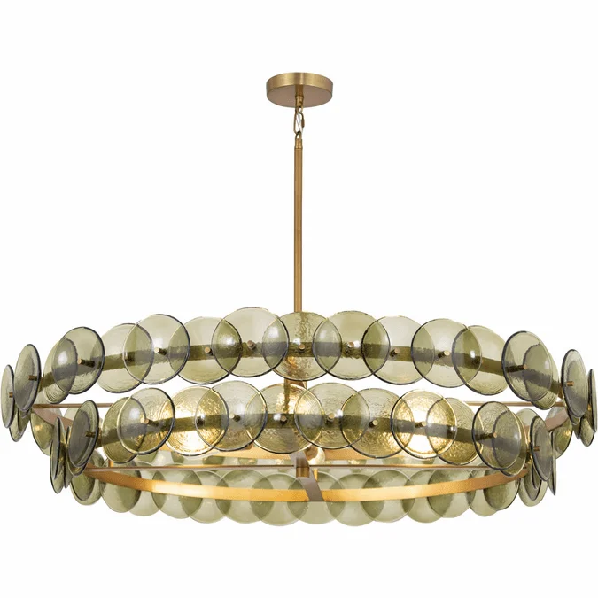Maxim 21824GNWBR Loren Contemporary Weathered Brass 42″ Lighting Pendant