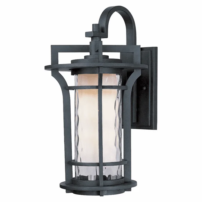 Maxim 30485WGBO Oakville Outdoor Large 17 Inch Tall Transitional Wall Light Sconce