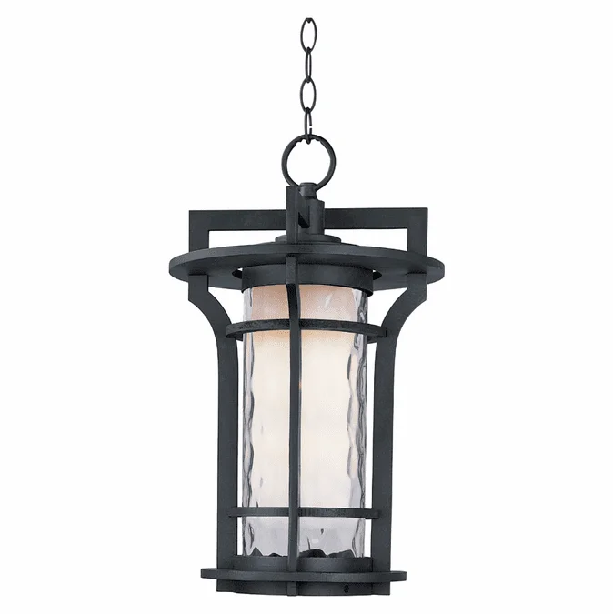 Maxim 30488WGBO Oakville Black Oxide 19 Inch Tall Outdoor Hanging Light Fixture