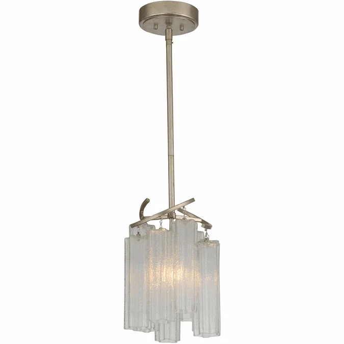 Maxim 39573WFLGS Victoria Modern Golden Silver Mini Hanging Lamp