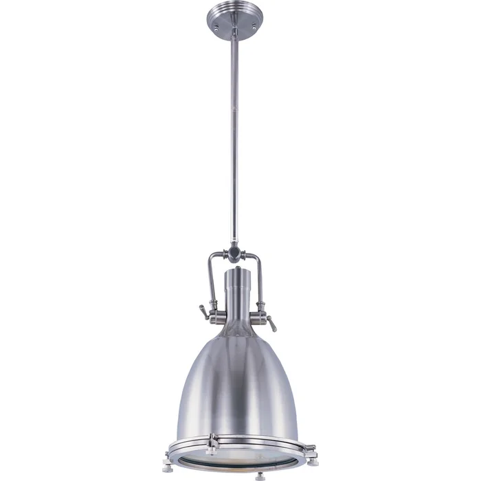 Maxim Hi-Bay 1-LT Pendant – Satin Nickel – 25104FTSN