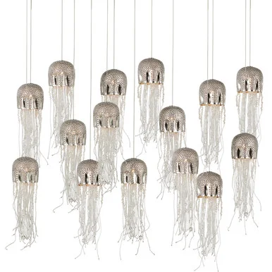 Medusa Collection 15 Light Pendant in Nickel (142|9000-1030)