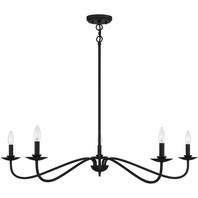 Meridian M10085MBK Matte Black Chandelier Light