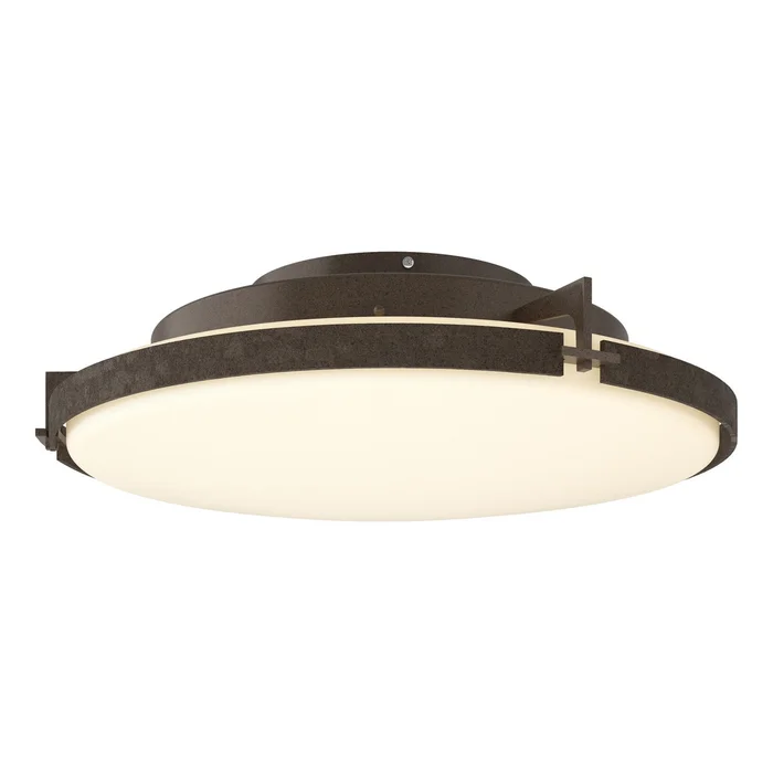 Metra LED Semi-Flush Mount in Bronze (39|126747-LED-05-GG0437)