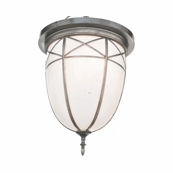 Meyda Custom 109138 Borough Hall Craftsman Brown Ceiling Light Fixture