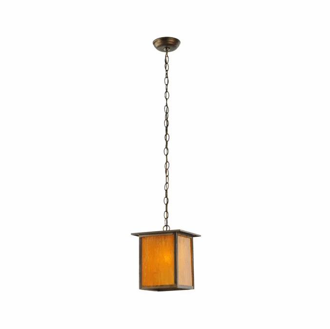 Meyda Custom 142032 Prime Lantern Antique Copper Finish 13 Inch Wide Drop Lighting