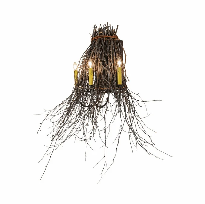 Meyda Custom 147146 Twigs Rustic Timeless Bronze Wall Lamp