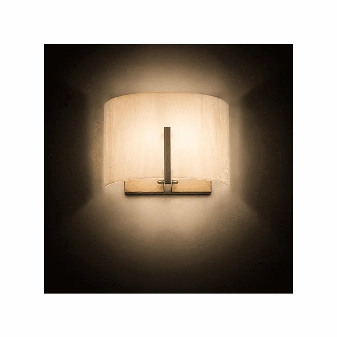 Meyda Custom 187822 Cilindro Burbank Modern Champagne Metallic Wall Lighting