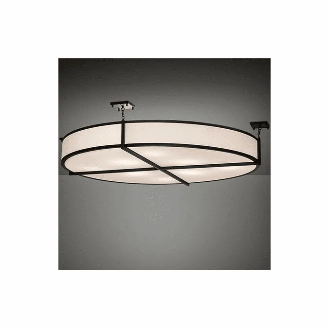 Meyda Custom 244734 Smythe Craftsman Antique Brass Overhead Lighting