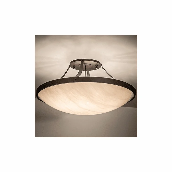 Meyda Custom 250190 Urban Oil Rubbed Bronze Overhead Lighting Fixture