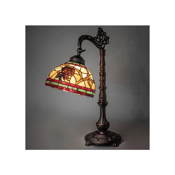 Meyda Lighting 244791 Pinecone Tiffany Table Lamp