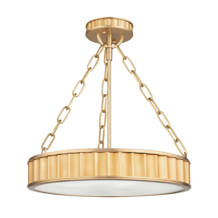 Middlebury Three Light Semi Flush Mount