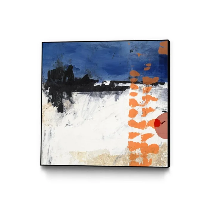 Midnight Rise Ii Canvas Framed Black 20×20 Wall Art|uvre dart murale sur toile encadre noire Midnight Rise Ii 20×20