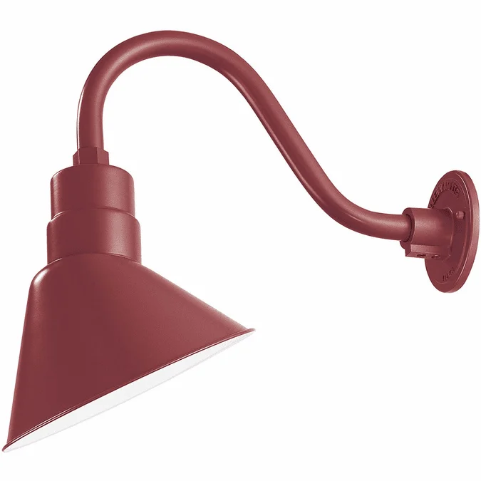 Millennium RLM RAS10-SR R Series Satin Red 10″ Exterior Wall Light Sconce