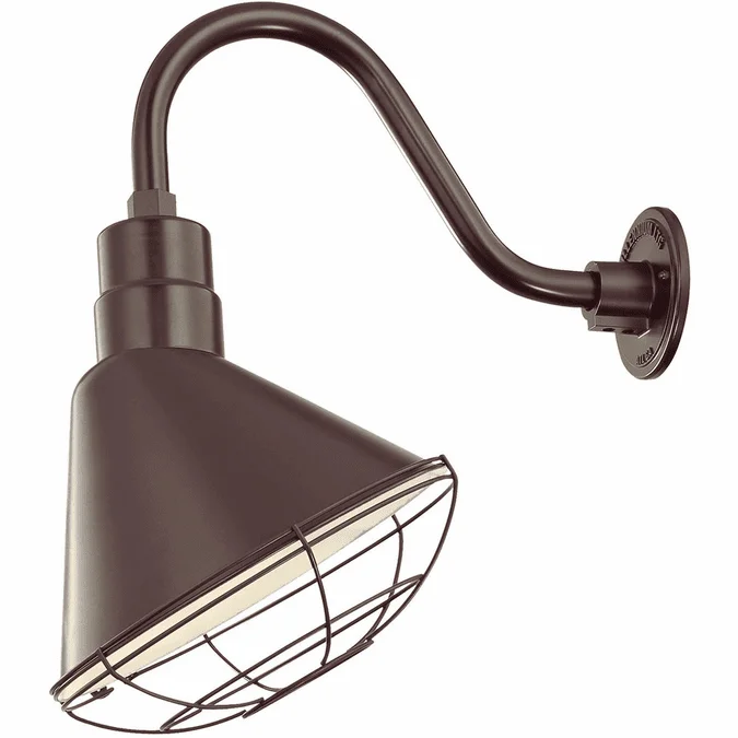 Millennium RLM RAS12-ABR R Series Architectural Bronze 12″ Exterior Lamp Sconce