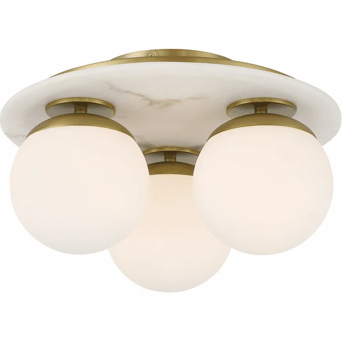 Minka Lavery 1206-695 Orban Contemporary Soft Brass Overhead Lighting Fixture