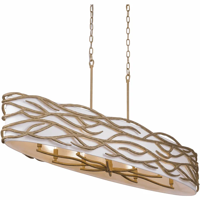 Minka Lavery 3717-788 Branch Reality Contemporary Ashen Gold Island Lighting