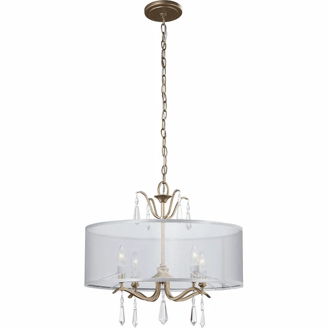 Minka Lavery 4443-582 Laurel Estate Crystal Brio Gold Lighting Pendant