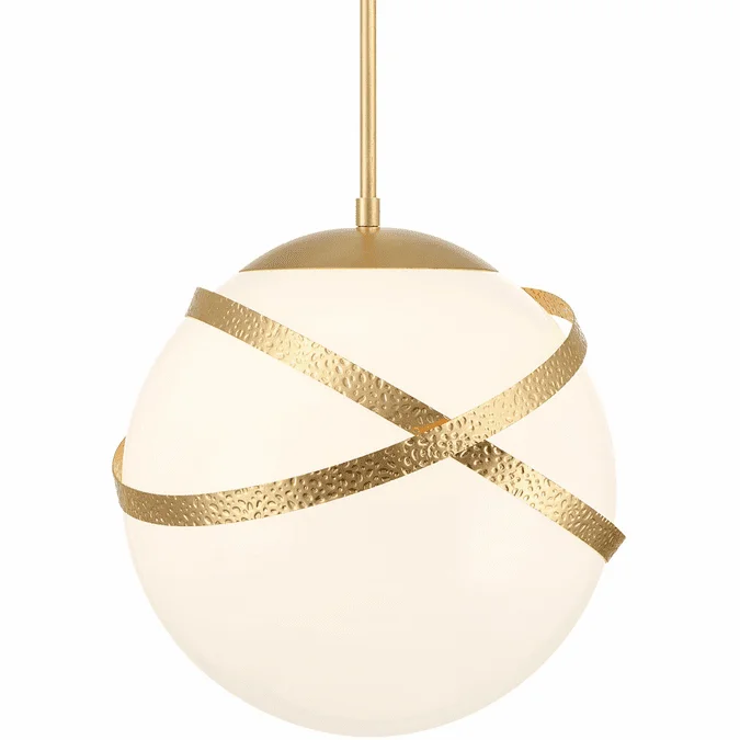 Minka Lavery 5432-853 Batignolles Modern Spring Gold Leaf Drop Lighting