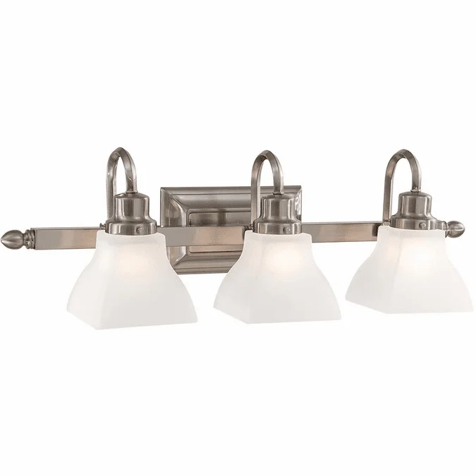 Minka Lavery 5583-84 Mission Ridge Brushed Nickel 3-Light Bathroom Vanity Light