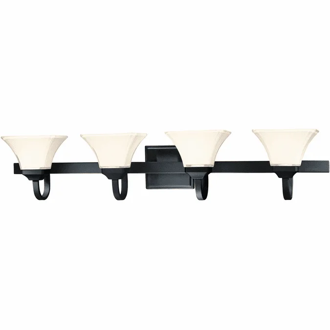 Minka Lavery 6814-66 Agilis Sand Coal 4-Light Bathroom Wall Sconce