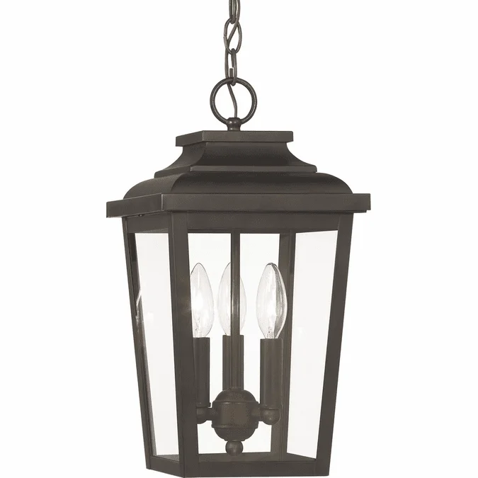 Minka Lavery 72174-189-C Irvington Manor Chelesa Bronze 8.5″ Outdoor Hanging Lamp