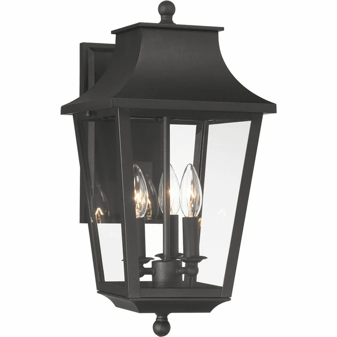 Minka Lavery 73343-66 Altimeter Sand Coal 9″ Outdoor Wall Light Sconce