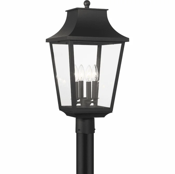 Minka Lavery 73345-66 Altimeter Sand Coal Outdoor Lamp Post Light