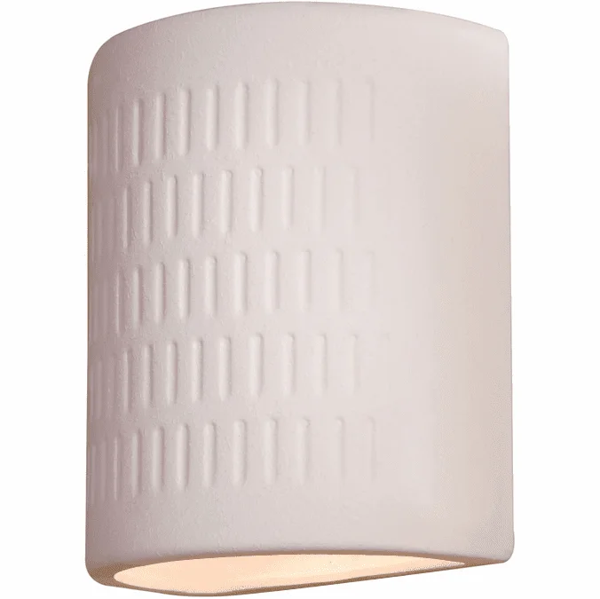 Minka Lavery The Great Outdoors 564-1 Modern White Ceramic Outdoor Wall Sconce