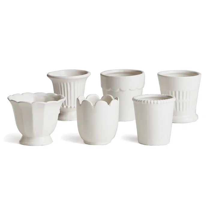 mirabelle mini cachepots, set of 6