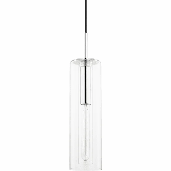 Mitzi H415701B-PN Belinda Modern Polished Nickel Mini Pendant Hanging Light