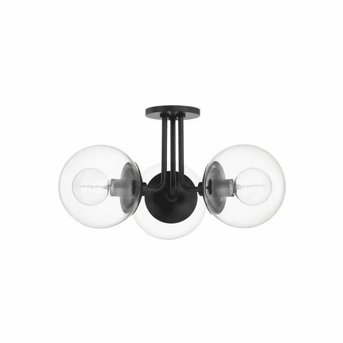 Mitzi H503603-OB Meadow Modern Old Bronze Flush Mount Light Fixture