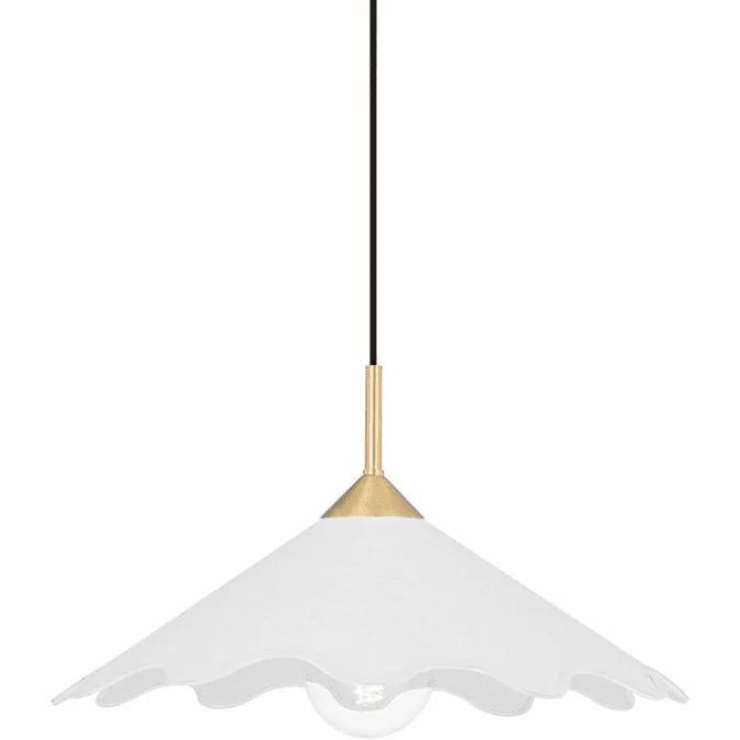 Mitzi H686701-AGB Sodsai Modern Aged Brass Hanging Lamp